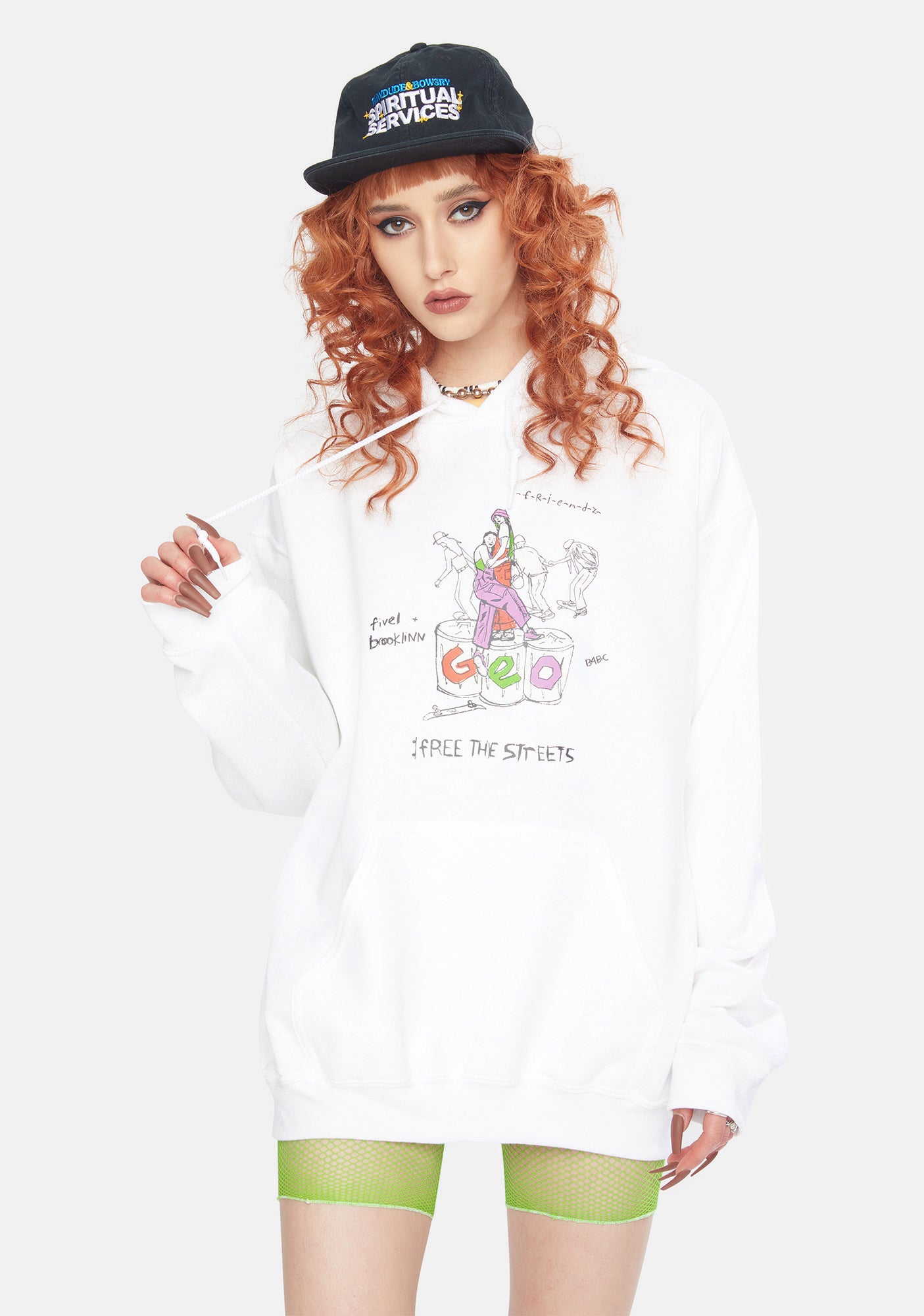 Fivel + Brooklinn Friendz Graphic Hoodie – Dolls Kill