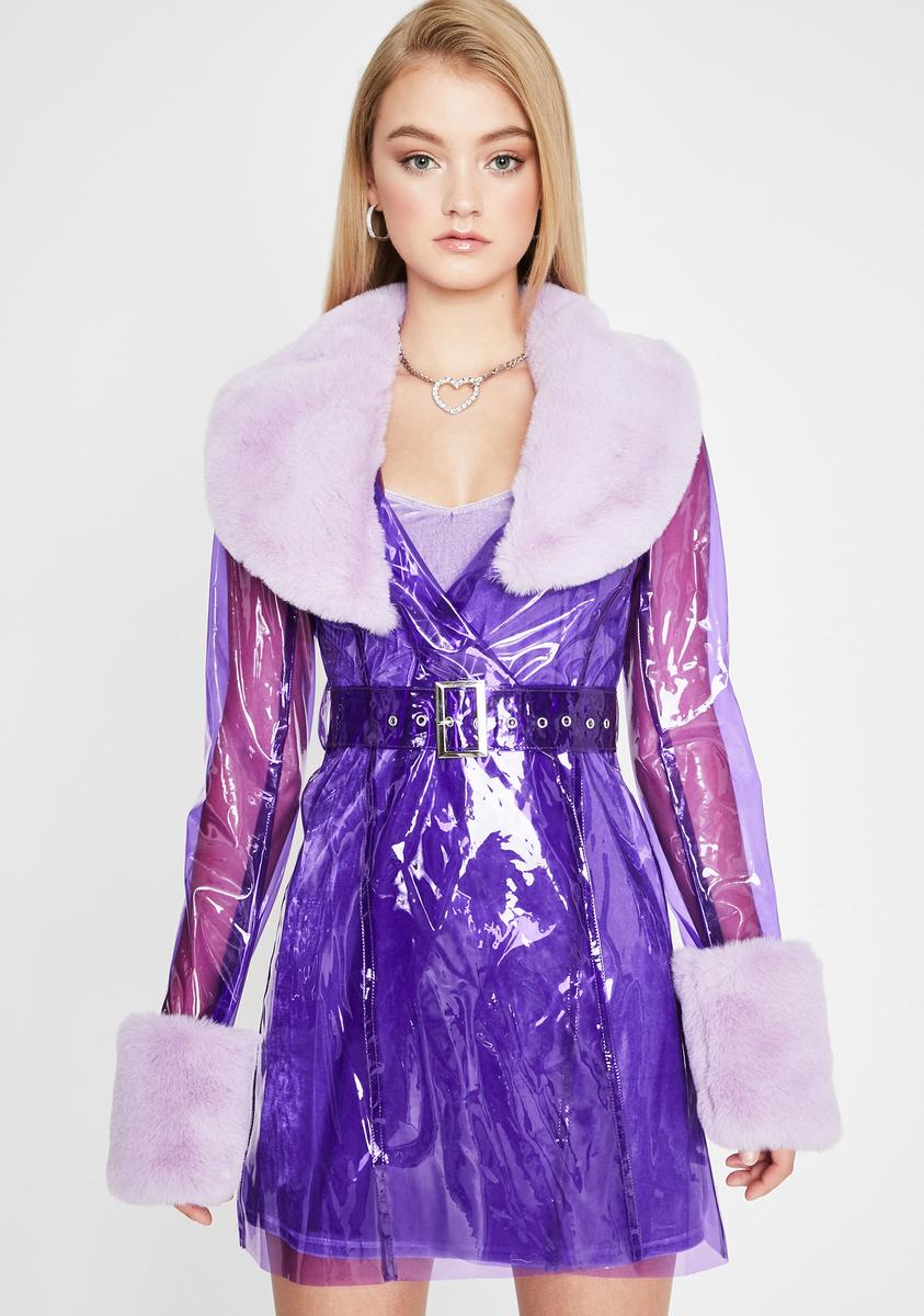 Primadonna Girl Clear Trench Coat Sugar Thrillz,Specials : American Fashion Style Bags On Sale