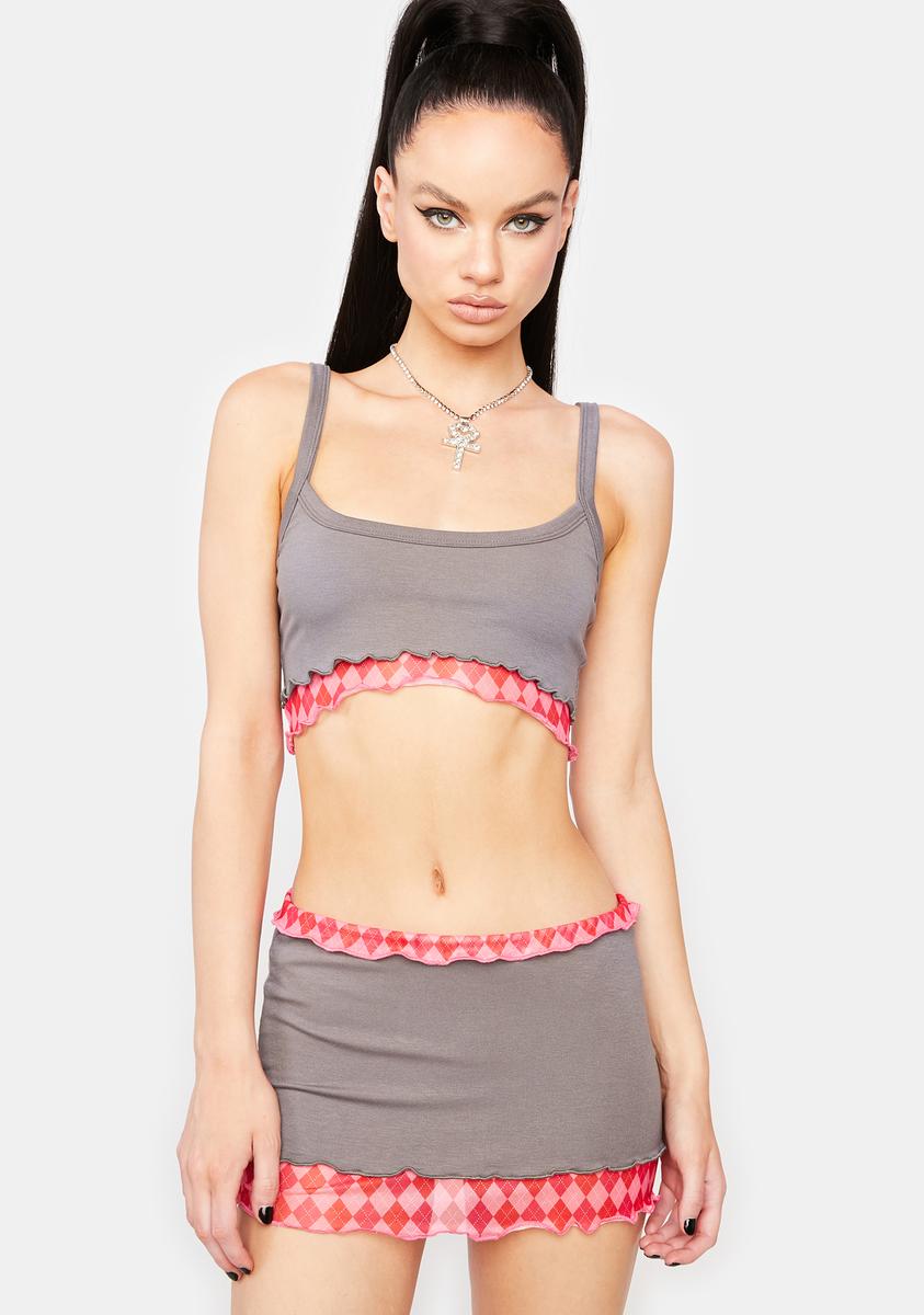 Ash Check Back Tomorrow Skirt Set,All Products : American Fashion Style Bags On Sale