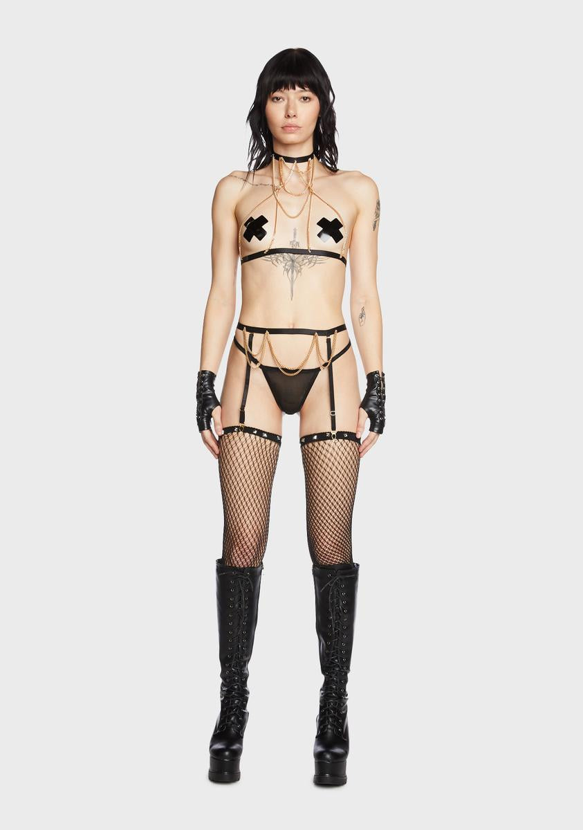 Chains Of Lust Lingerie Set,New Products : American Fashion Style Bags On Sale