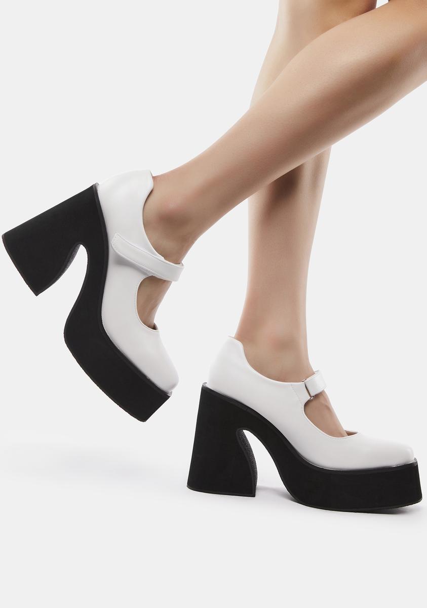 Ambrosia Mary Jane Platform Heels Koi Footwear,All Products : American Fashion Style Bags On Sale