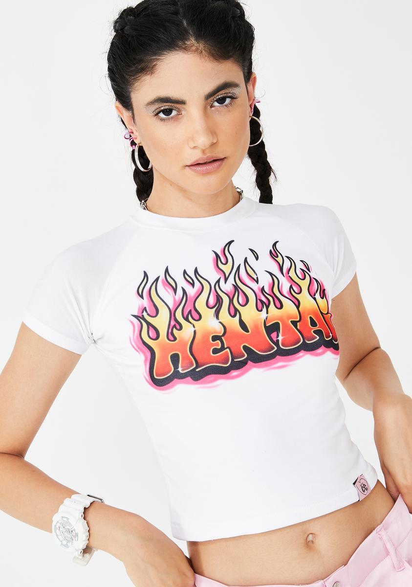 Hentai Baby Tee Cotton Candy Apparel,Specials : American Fashion Style Bags On Sale