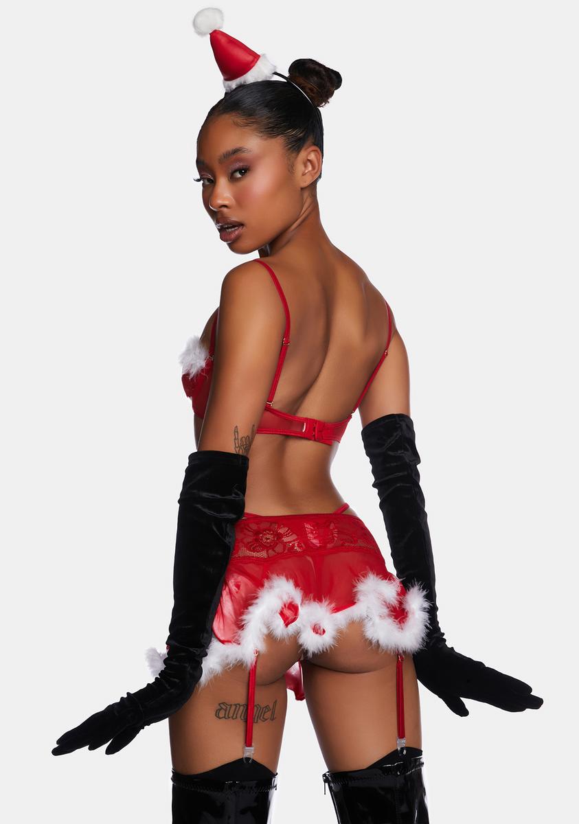 Christmas Lingerie Set - Red Dolls Kill Christmas Lingerie Set - Red Dolls Kill