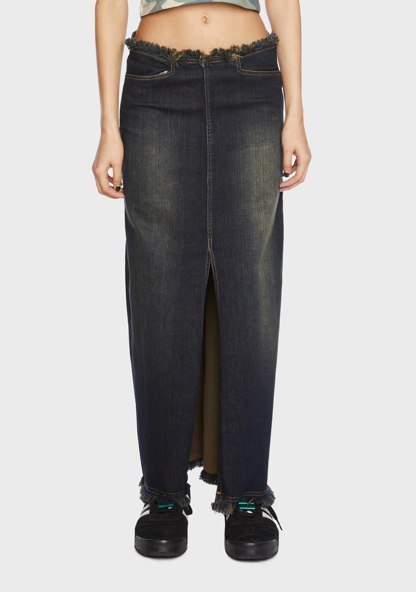 Nelly Denim Midi Skirt Basic Pleasure Mode,New Products : American Fashion Style Bags On Sale