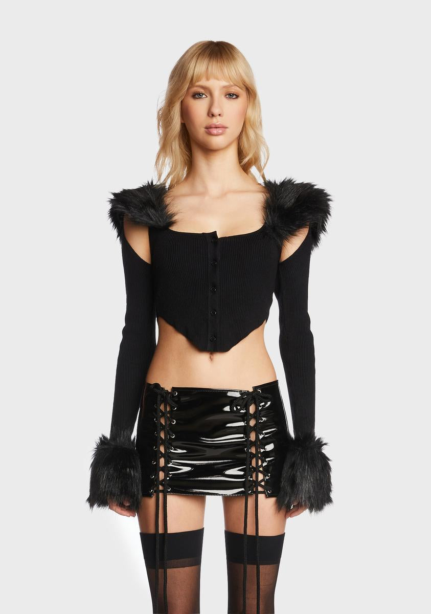 Flexin´ For You Faux Fur Bolero,New Products : American Fashion Style Bags On Sale