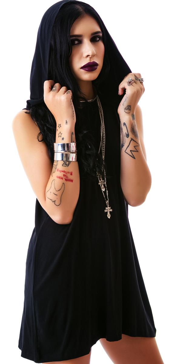 Sorrow Hood Tank Dress – Dolls Kill