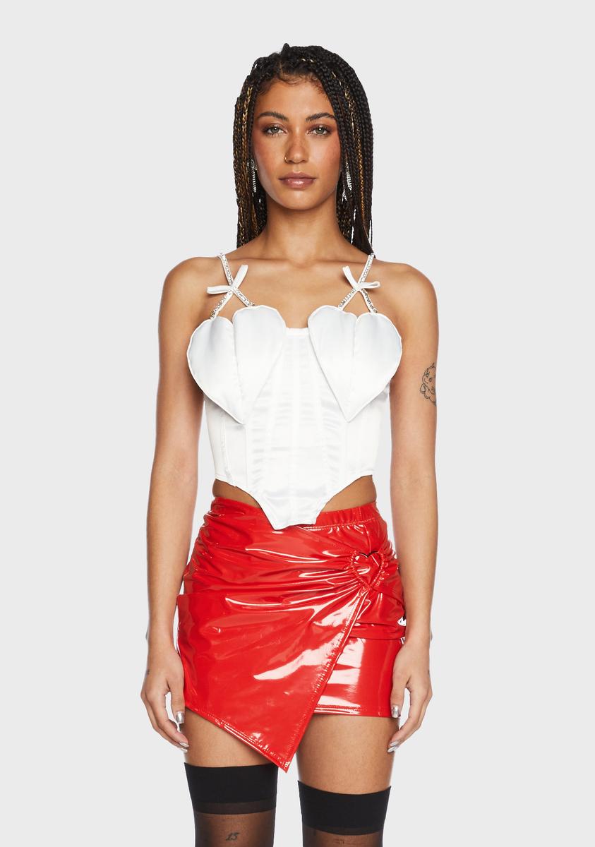 Pearl Queen Of Hearts Rhinestone Corset Top,New Products : American Fashion Style Bags On Sale Pearl Queen Of Hearts Rhinestone Corset Top,New Products : American Fashion Style Bags On Sale