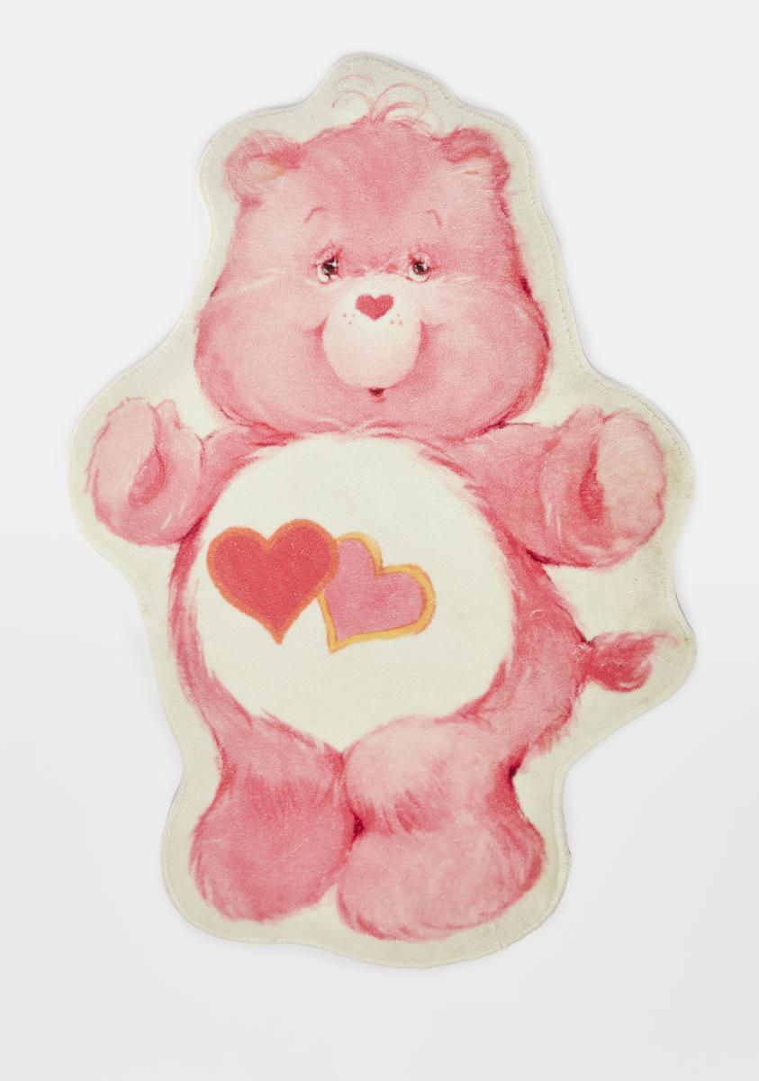 Dolls Kill X Care Bears Love A Lot Bear Floor Rug - Pink