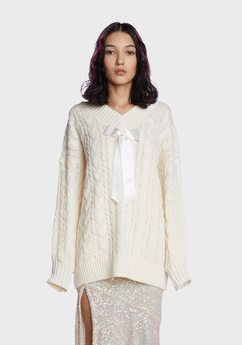 Practice Makes Perfect Knit Sweater,New Products : American Fashion Style Bags On Sale