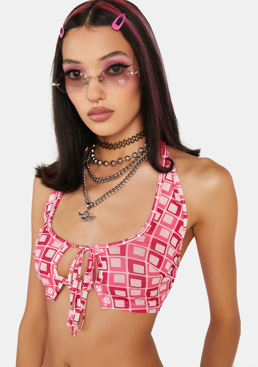 Retrospect Halter Top,Specials : American Fashion Style Bags On Sale