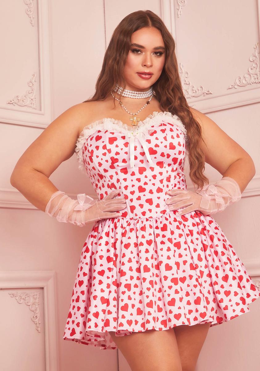 Plus Love Surrounds Me Corset Dress