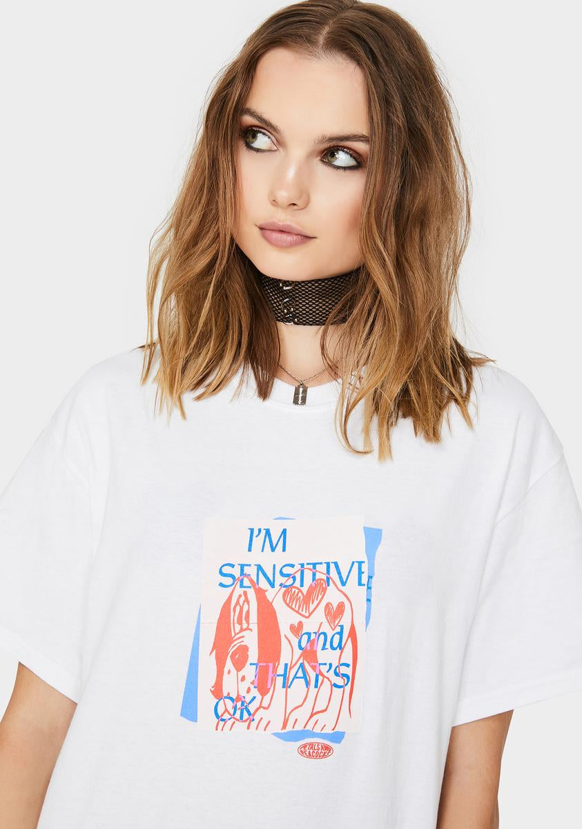 White Sensitive Graphic Tee Petals and Peacocks,Specials : American Fashion Style Bags On Sale White Sensitive Graphic Tee Petals and Peacocks,Specials : American Fashion Style Bags On Sale