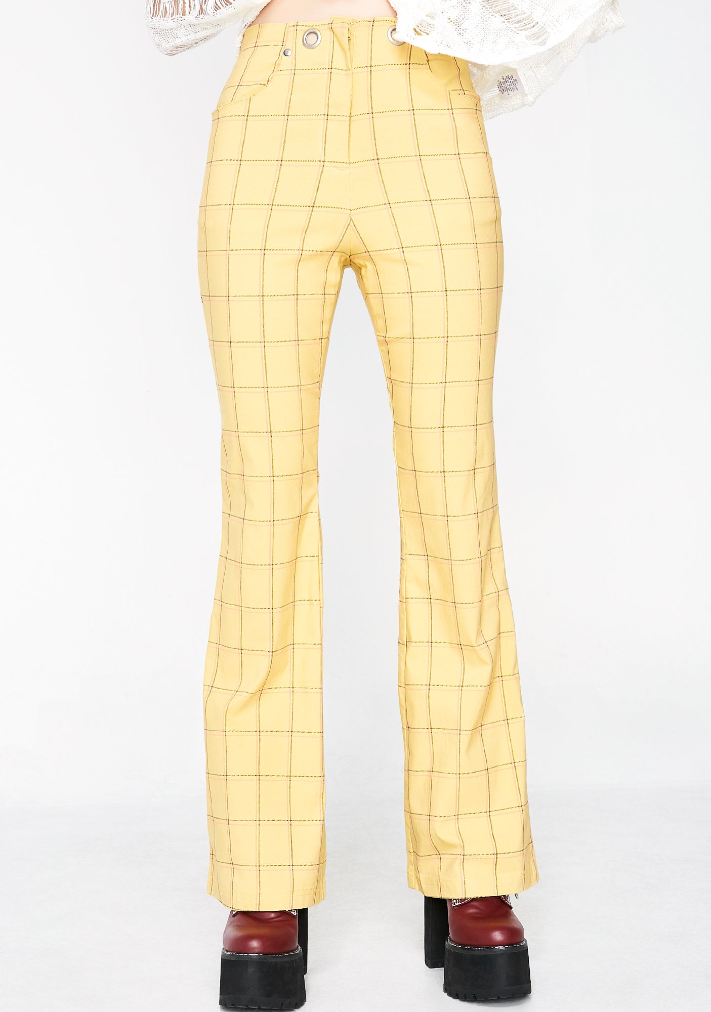 Betta Daze Check Trousers – Dolls Kill