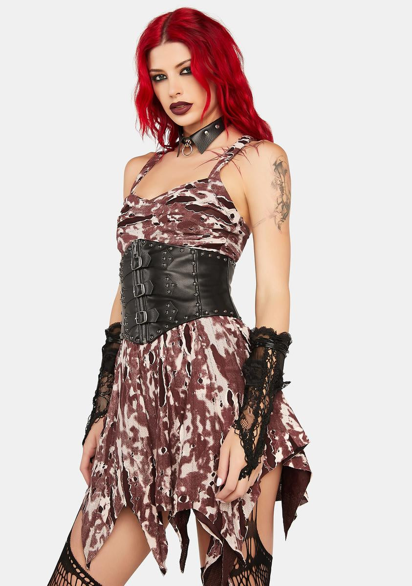 blood red mini dress Blood red short dress