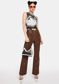Retina Diamante Crop Tank
