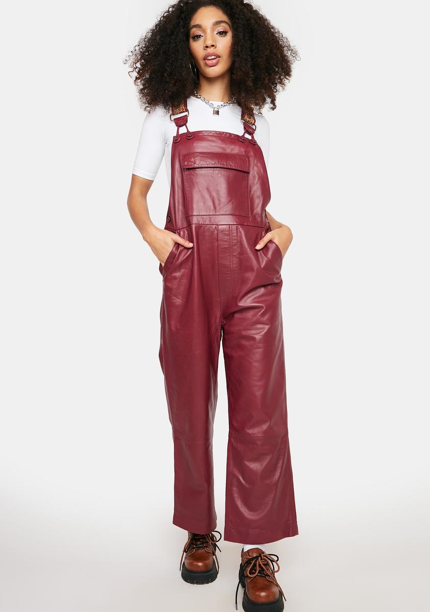 Brooklyn Leather Overalls Free People,All Products : American Fashion Style Bags On Sale