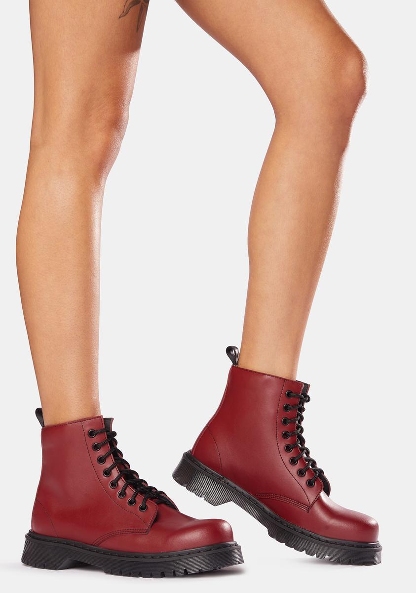 Anfibi bordeaux deals primadonna
