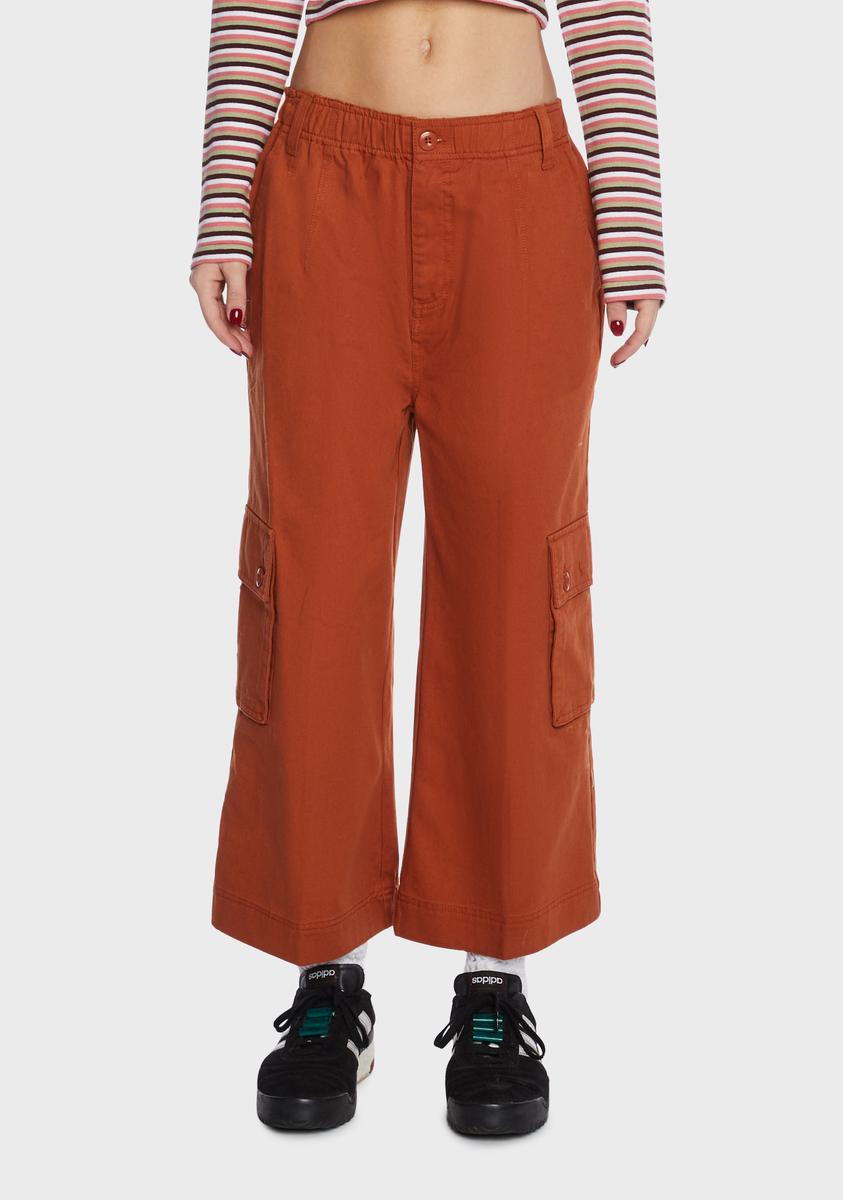 Hazel Cropped Wide Leg Pants Obey,New Products : American Fashion Style Bags On Sale
