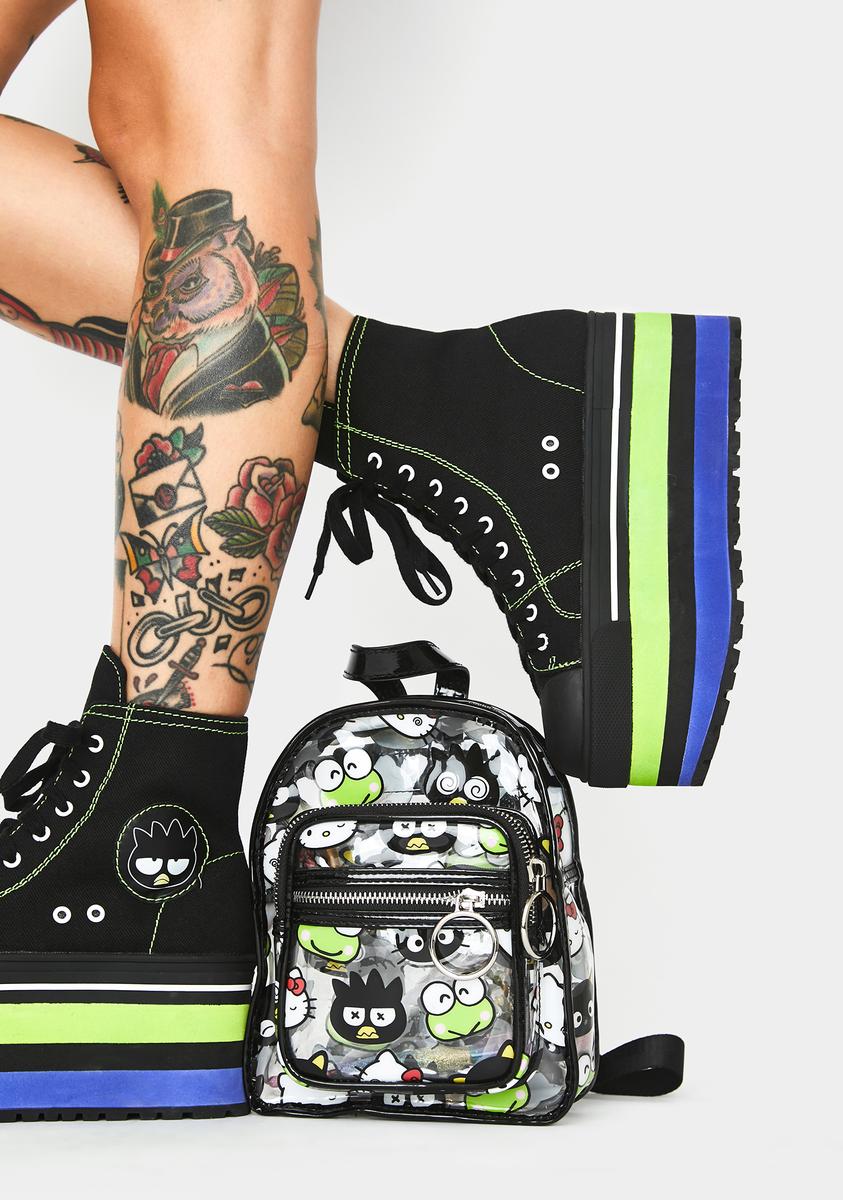 dolls kill hello kitty backpack Playin It Cool Platform Sneakers