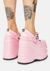 Pink Stomp Ur Ego Platform Mary Janes