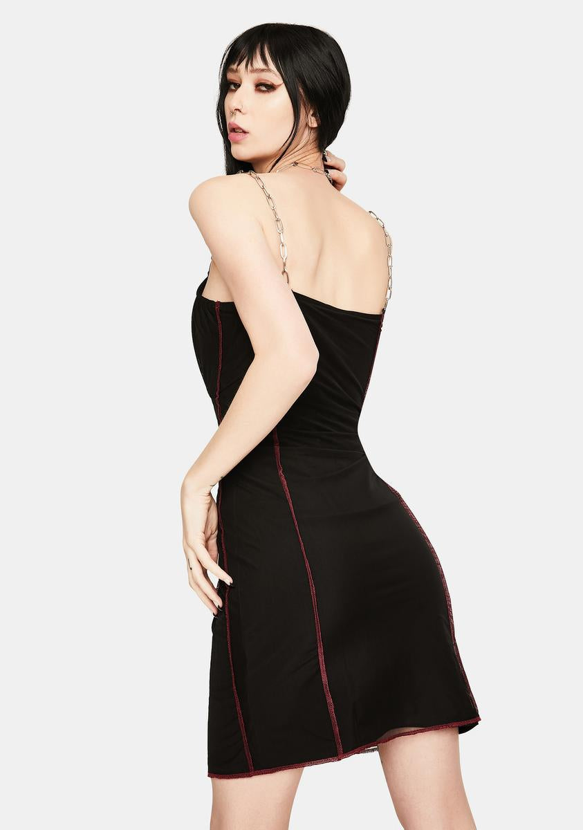 shop mesh dress Alessandra Mesh Midi Dress