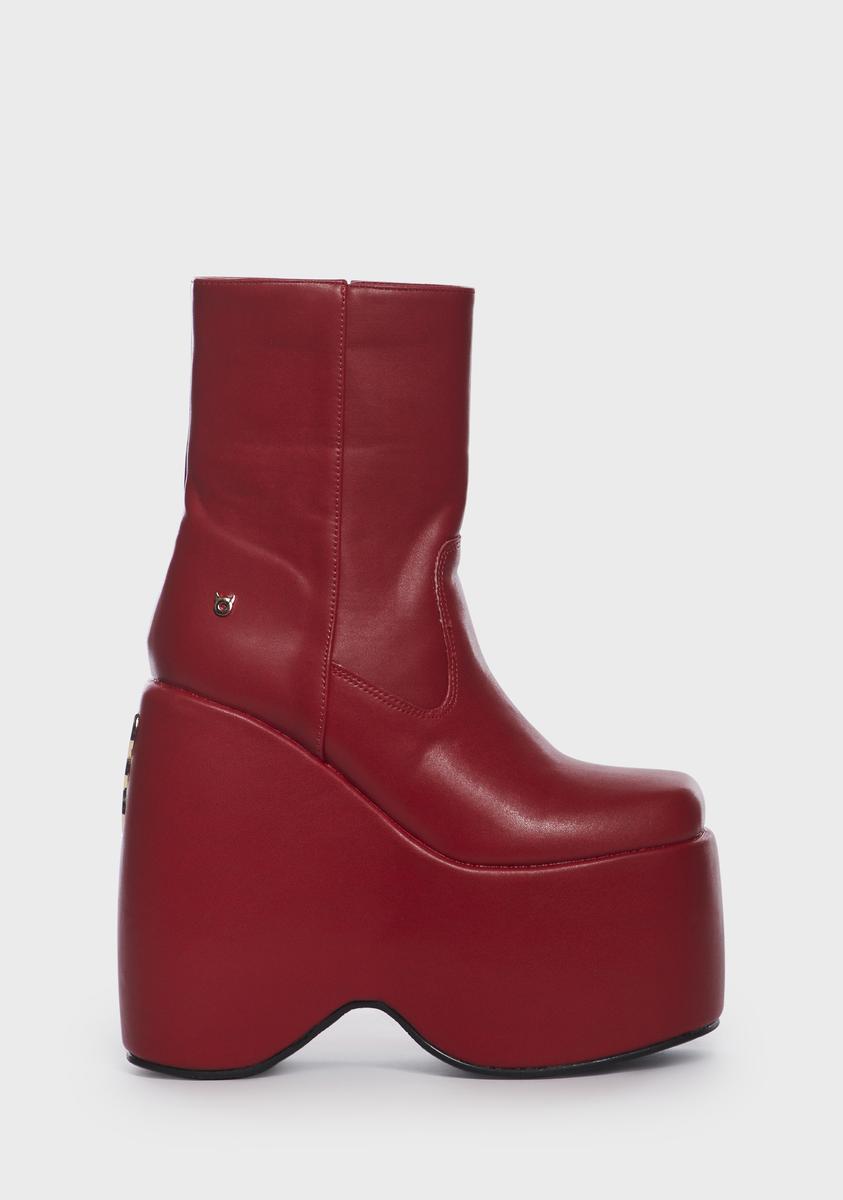 Spicy Say What You Mean Platform Boots,New Products : American Fashion Style Bags On Sale Spicy Say What You Mean Platform Boots,New Products : American Fashion Style Bags On Sale