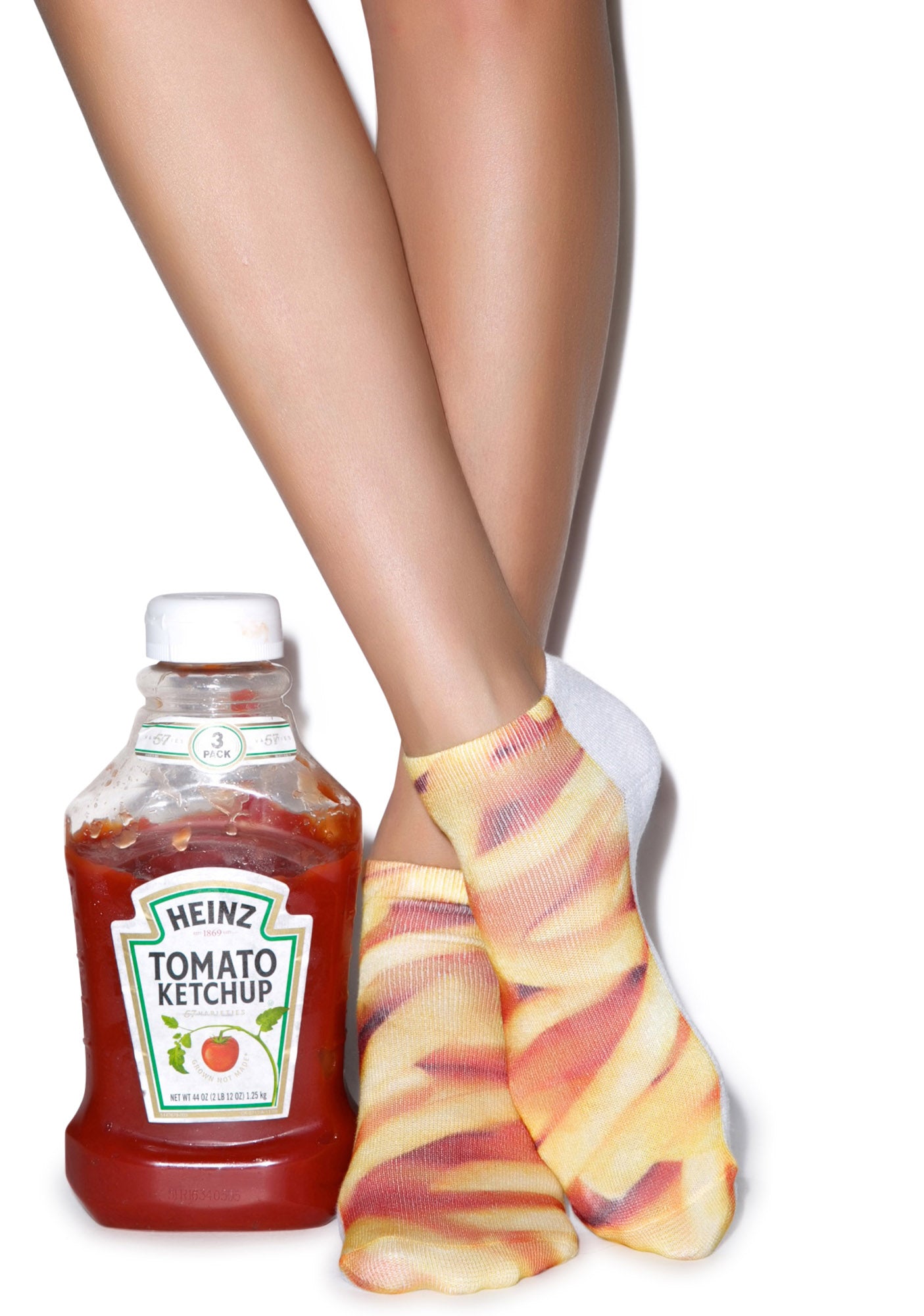 Fried Potatoes Ankle SocksN Dolls Kill