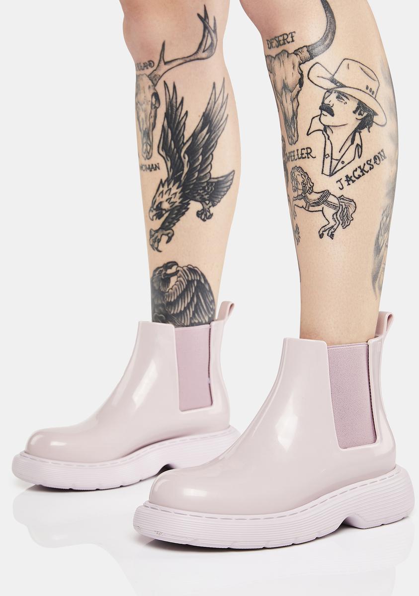 Melissa Chelsea Boots - Lilac Dolls Kill