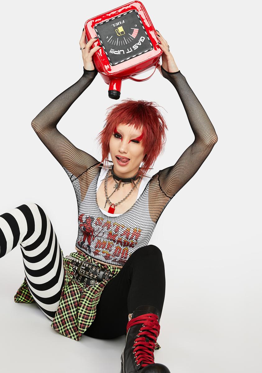 Current Mood Gas Can Crossbody Bag Red./Black Dolls Kill