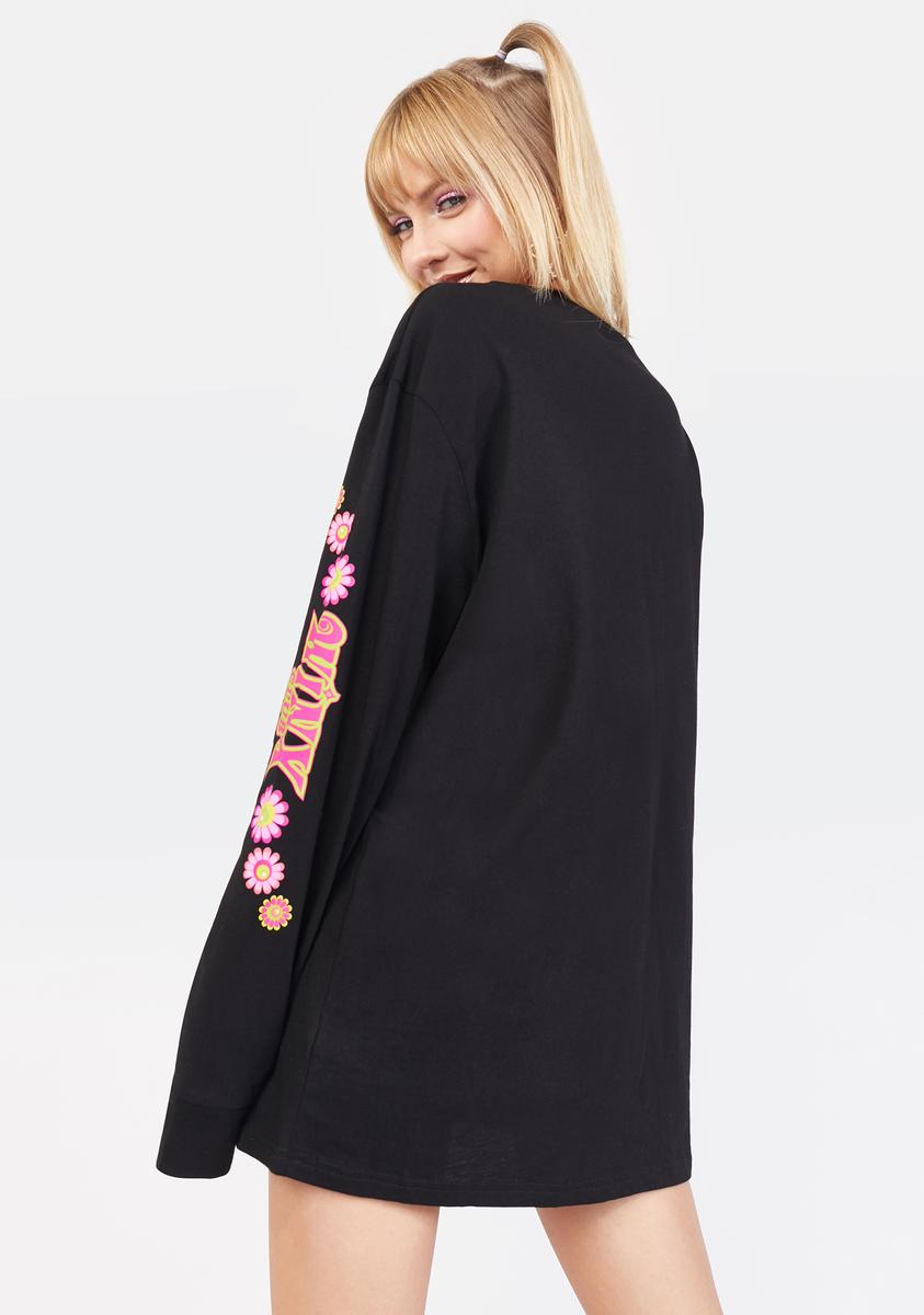 Dolls Kill X Winx Club Long Sleeve Graphic Tee - Black Dolls Kill X Winx Club Long Sleeve Graphic Tee - Black