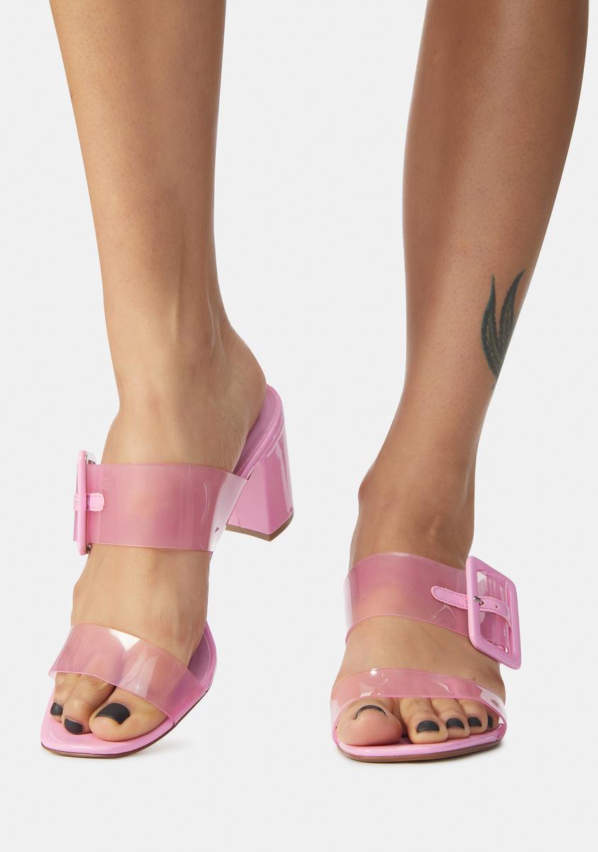 Chinese Laundry Yippy Clear Slide Sandals Dolls Kill