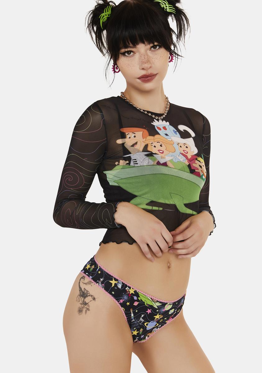 Dolls Kill X Hanna Barbera Jetsons Print Undies - Multi Dolls Kill X Hanna Barbera Jetsons Print Undies - Multi