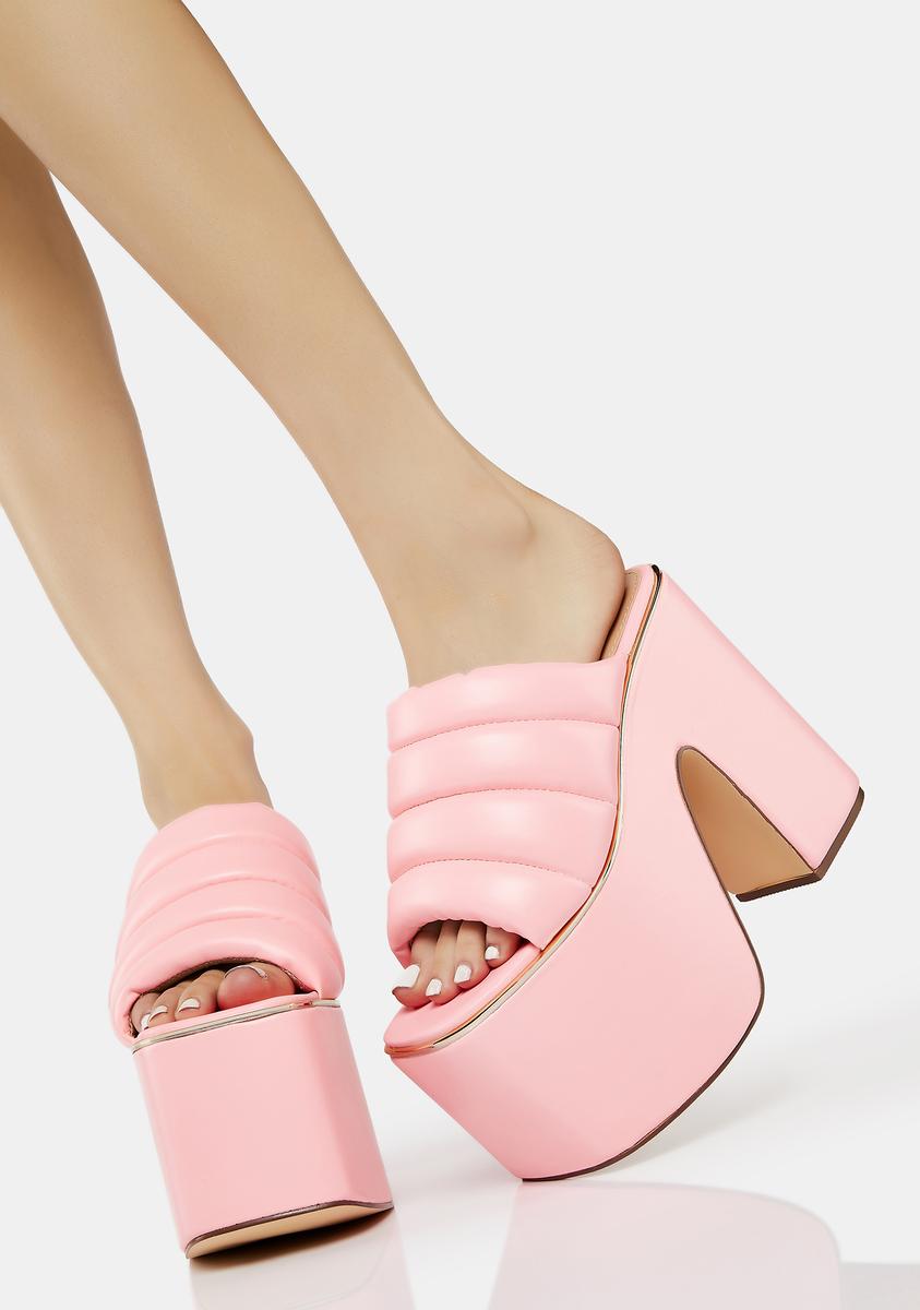 Pink Leisha Platform Heels Lemon Drop by Privileged,New Products : American Fashion Style Bags On Sale Pink Leisha Platform Heels Lemon Drop by Privileged,New Products : American Fashion Style Bags On Sale