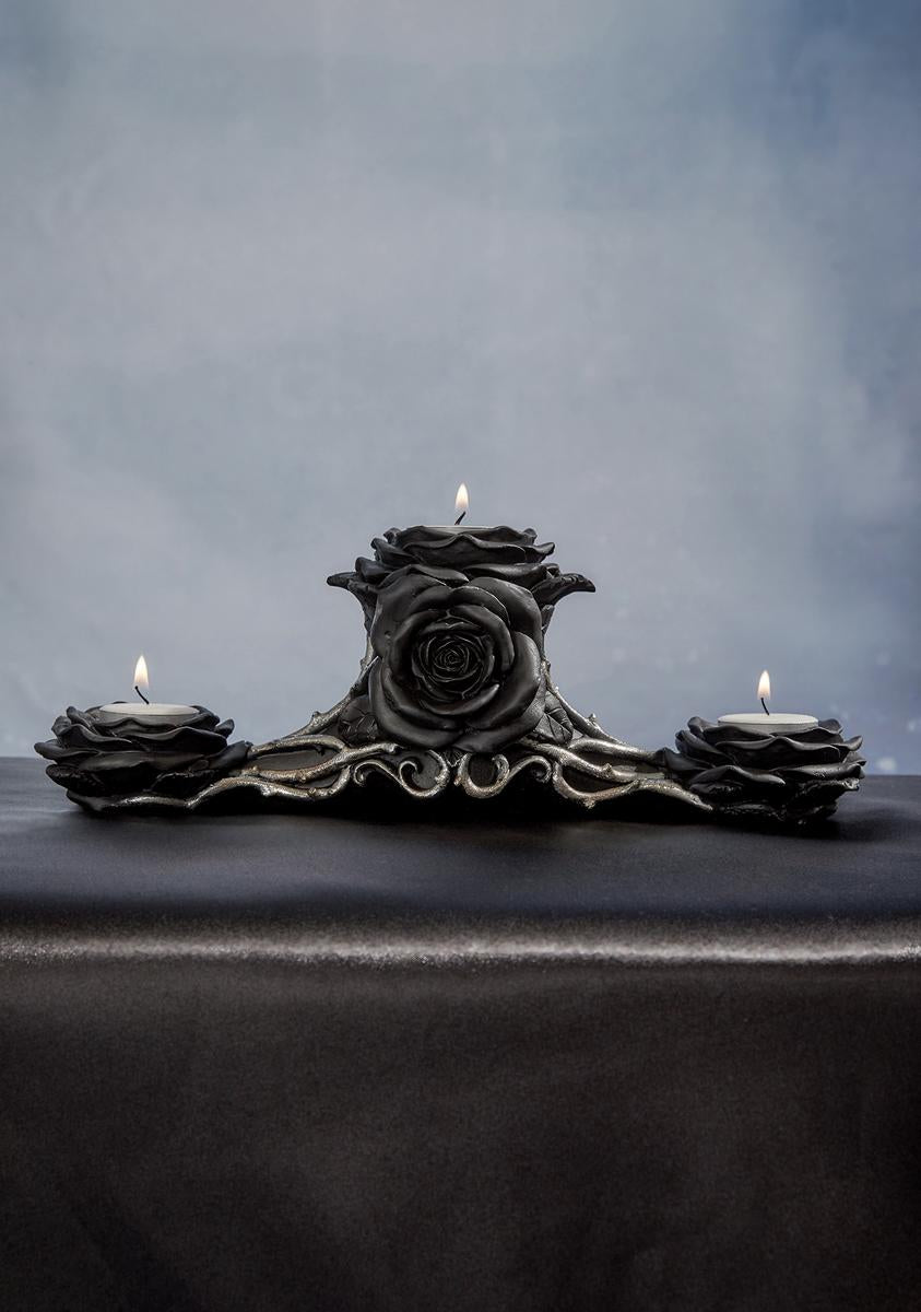 Black Rose Triple Tealight Holder Alchemy England,All Products : American Fashion Style Bags On Sale Black Rose Triple Tealight Holder Alchemy England,All Products : American Fashion Style Bags On Sale