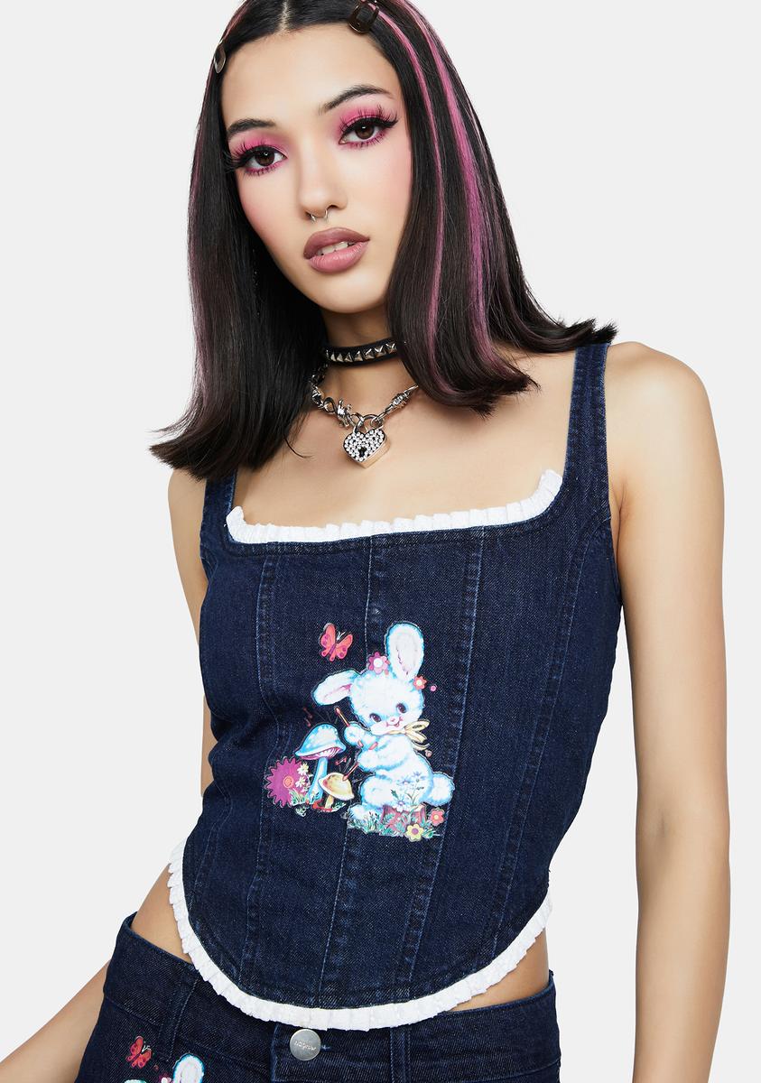 Bunny Corset Top NGOrder,Specials : American Fashion Style Bags On Sale