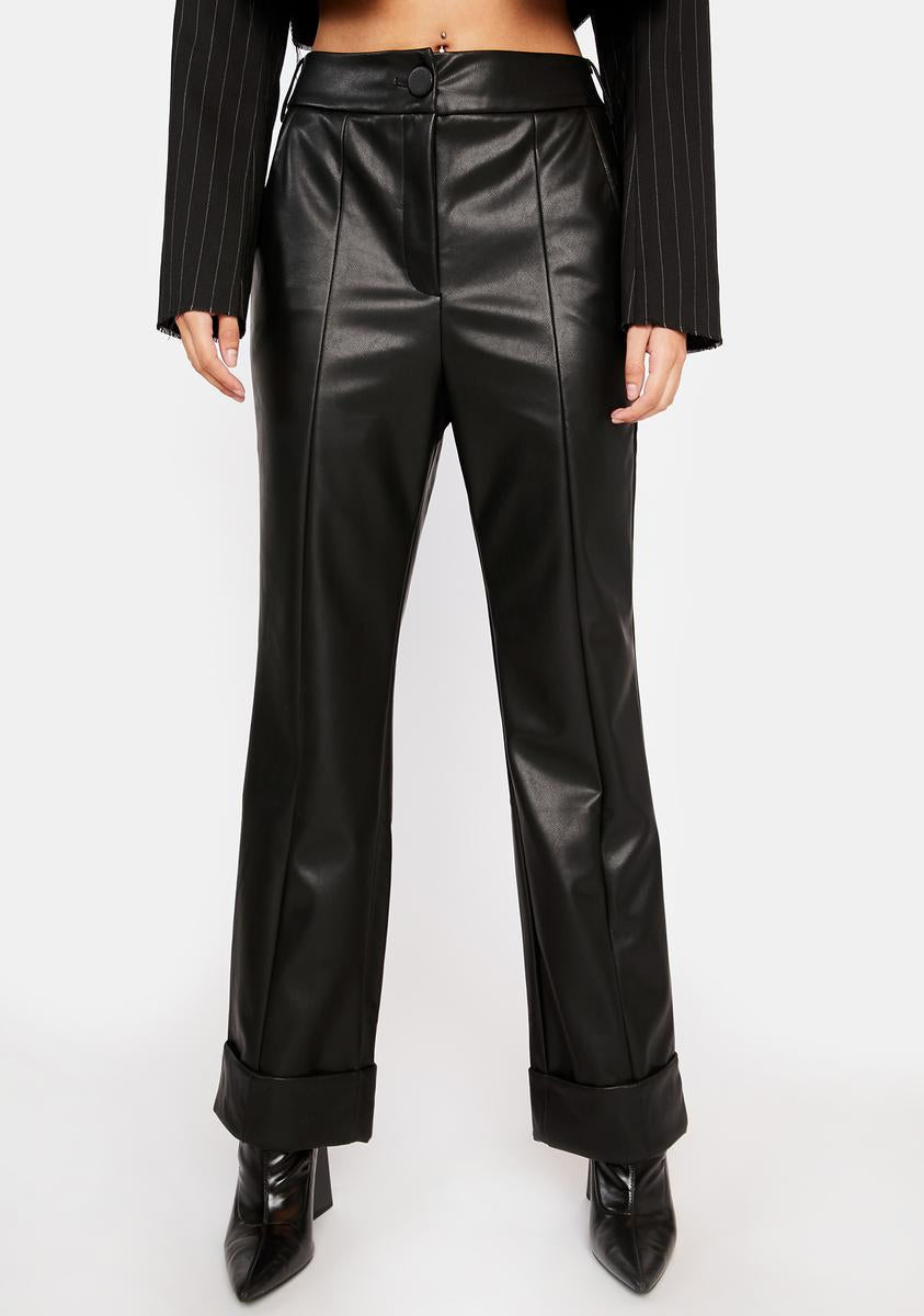 4TH & RECKLESS Violette Vegan Leather Trousers – Dolls Kill