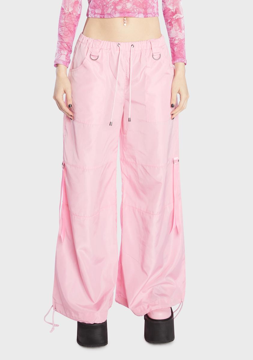 Bubblegum Punk Cred Wide Leg Pants Current Mood,All Products : American Fashion Style Bags On Sale