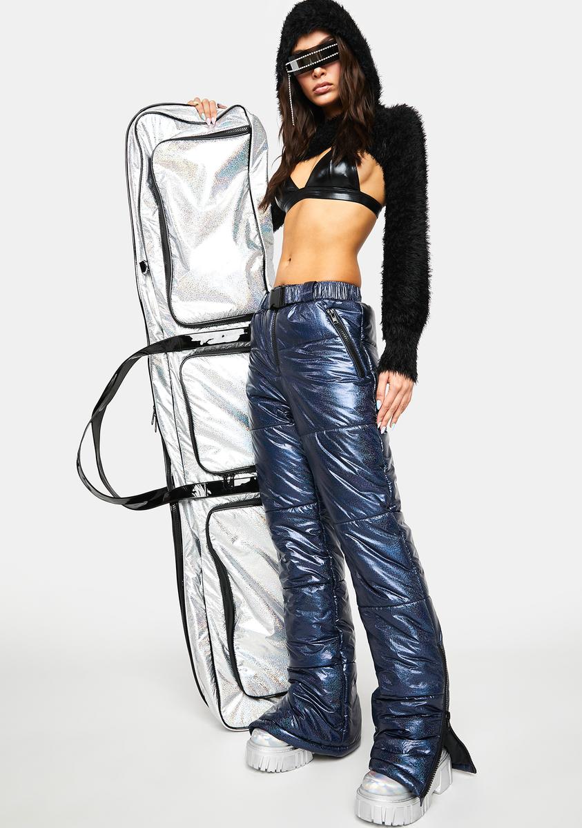 Metallic snow pants 2025