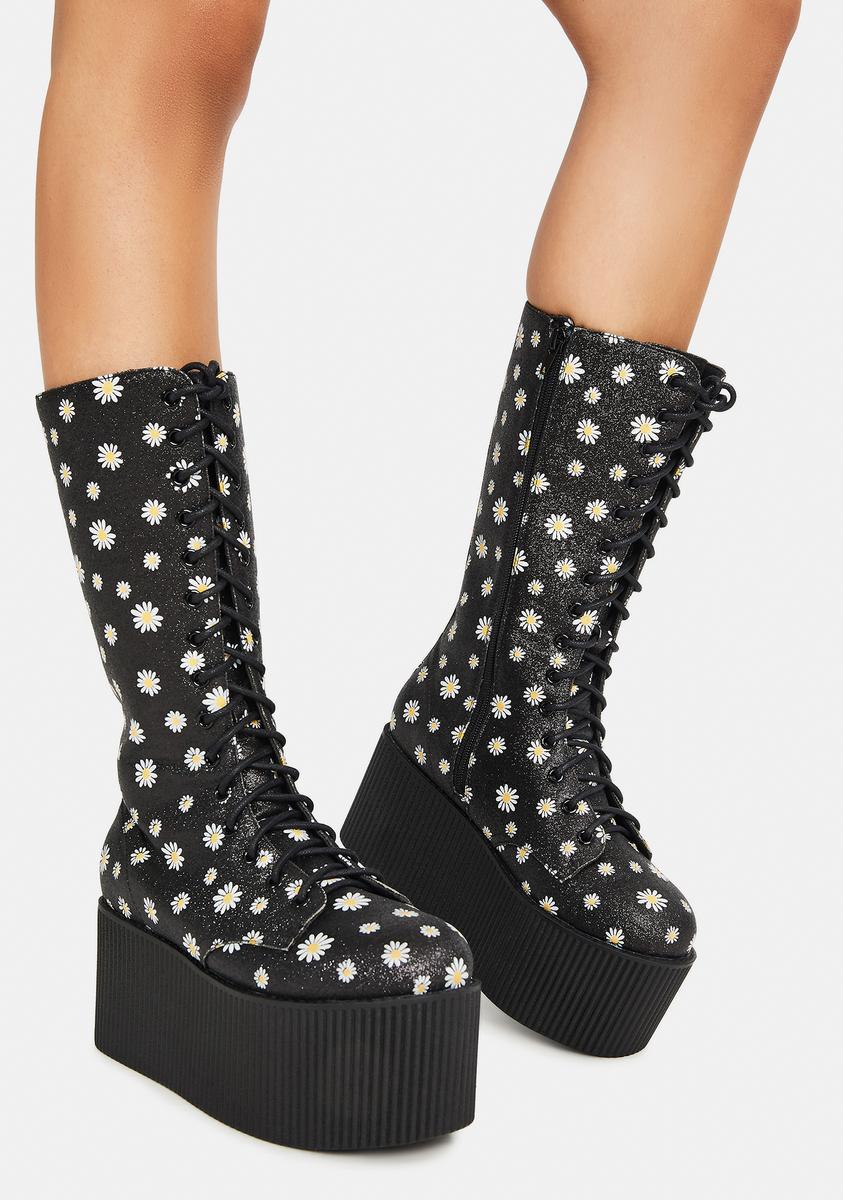 Black Daisy Kaos Hi Platform Boots Y.R.U.,All Products : American Fashion Style Bags On Sale Black Daisy Kaos Hi Platform Boots Y.R.U.,All Products : American Fashion Style Bags On Sale