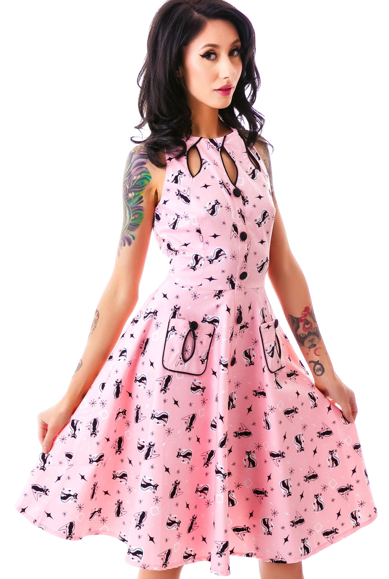 I Want You Meow Kitty Dress – Dolls Kill