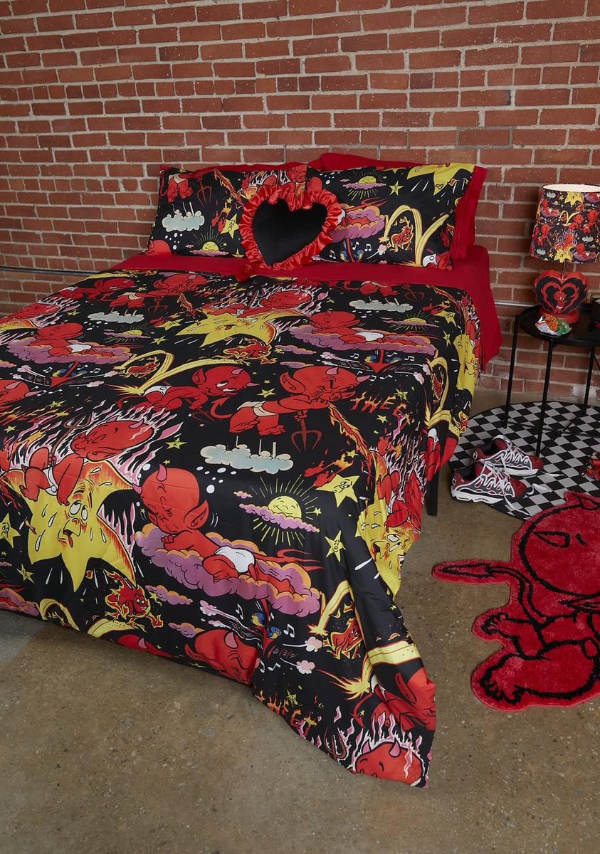 Sell Your Soul Duvet Set Dolls Kill x Hot Stuff Casper,New Products : American Fashion Style Bags On Sale