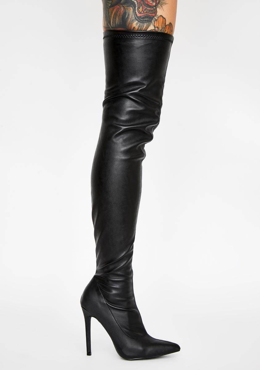 Her lip to(ハーリップトゥ) / HLT Vegan Leather Knee-High