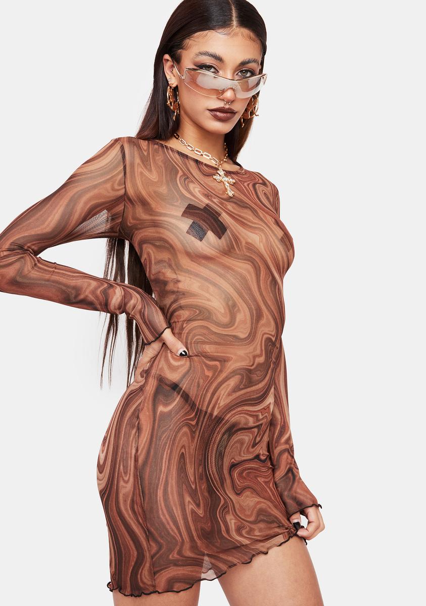 dollskill mesh dress Mesh Strappy Tied Mini Dress Black Dolls Kill