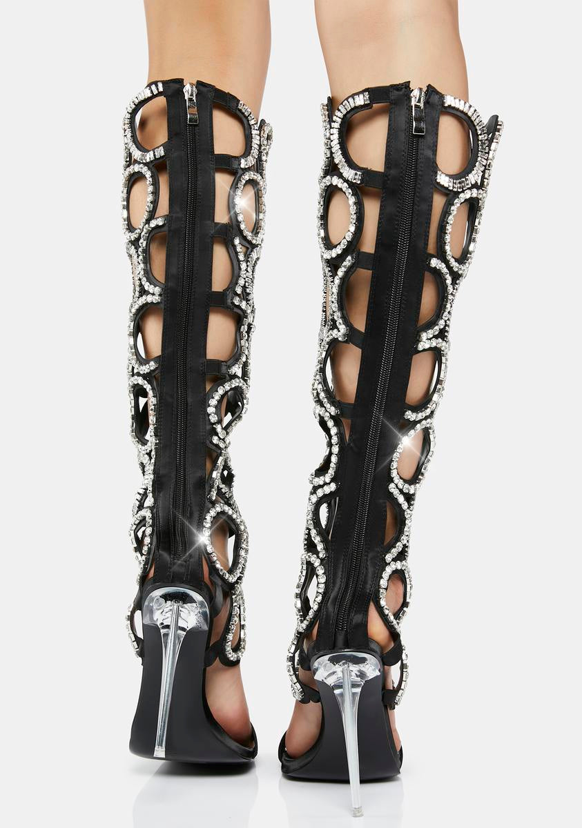 Azalea Wang Tatum Heels (Black) main image 0