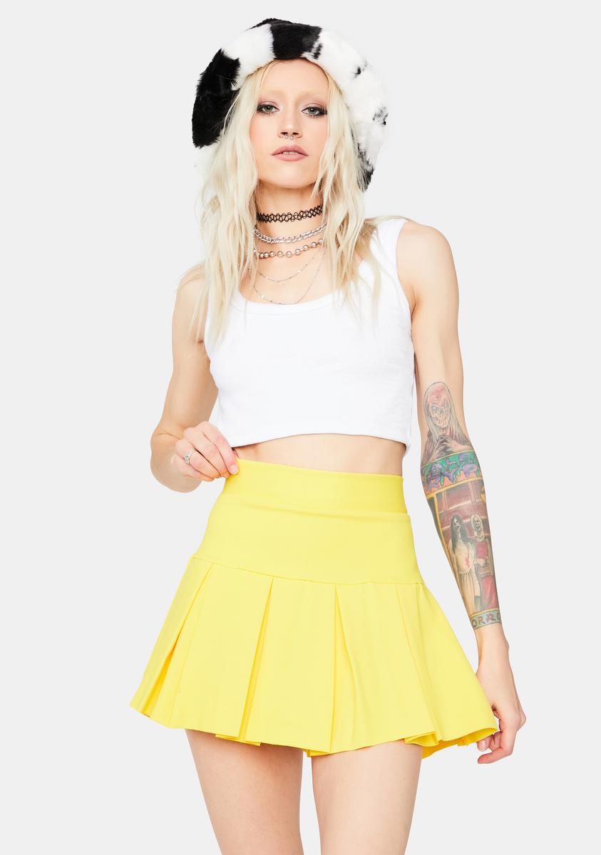 Golden A-Line Mini Skirt - OBSOLETES DO NOT TOUCH 1AAX4L