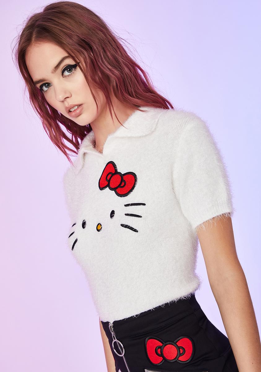 Hello Kitty Heart Christmas Sweater • Kybershop