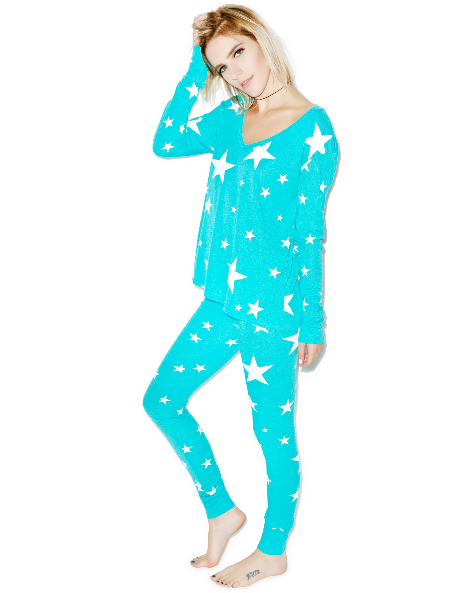 Disco Star Beach Camping Pajama Set – Dolls Kill