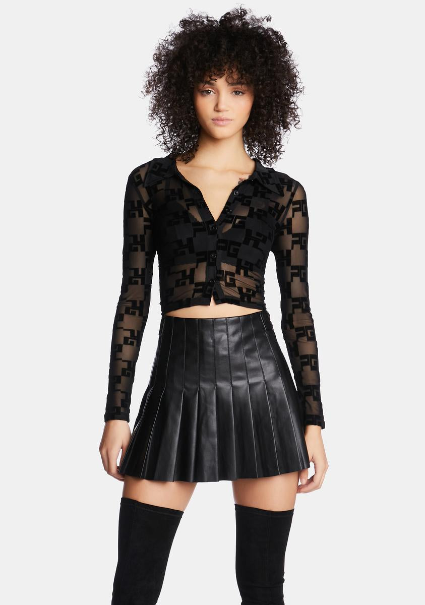 Back To Reality Sheer Crop Top Poster Grl,All Products : American Fashion Style Bags On Sale