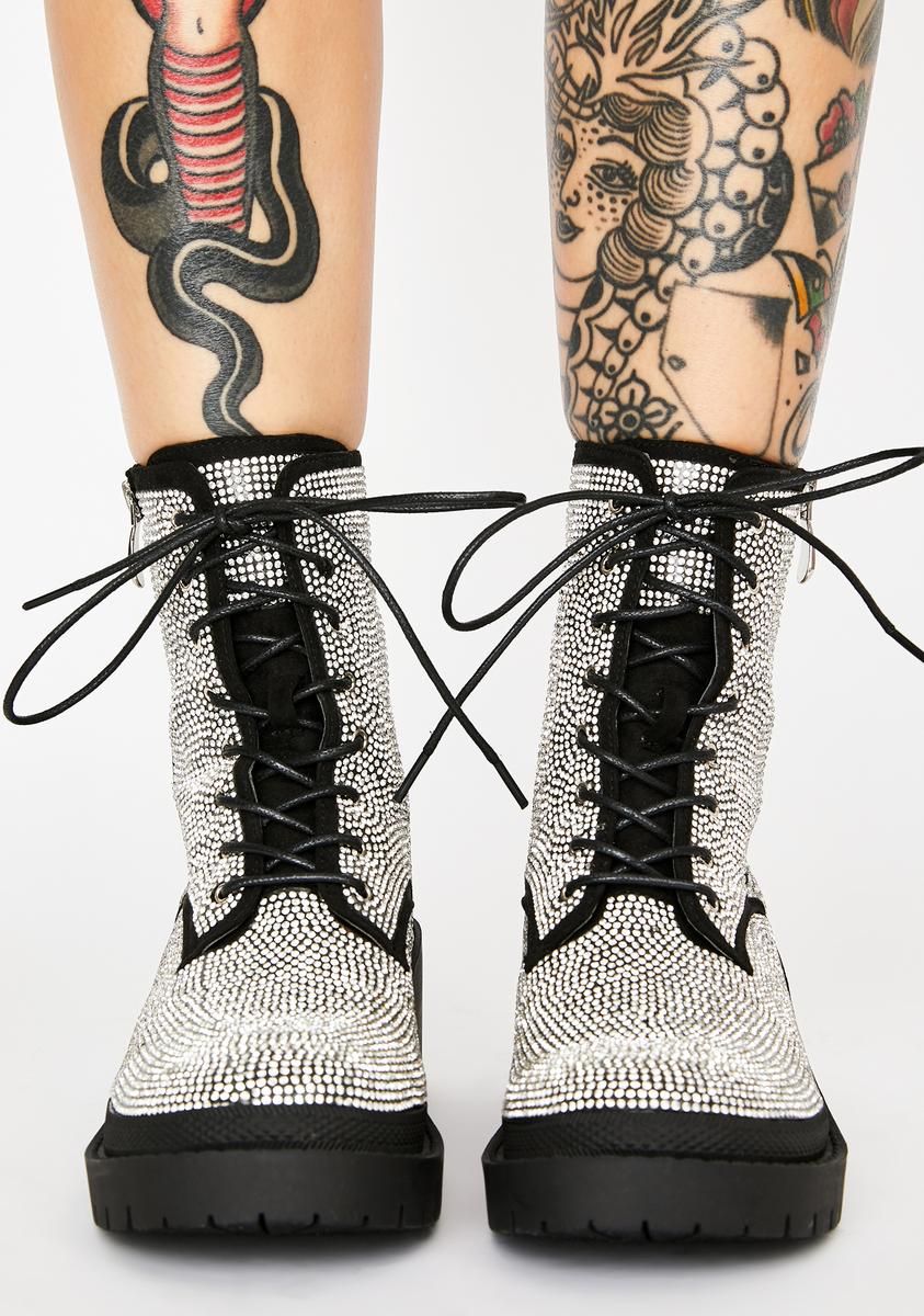 Get The Likes Rhinestone Boots
