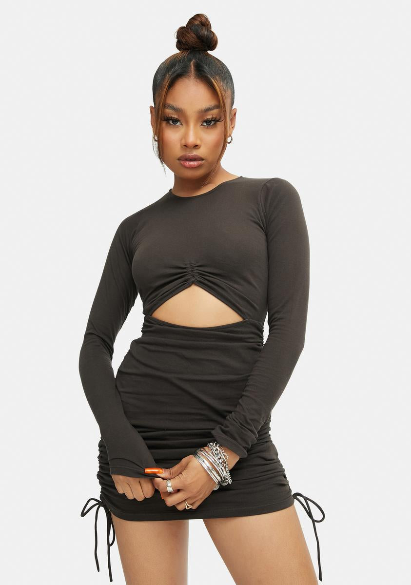 Motel Blackened Pearl Modila Bodycon Dress – Dolls Kill